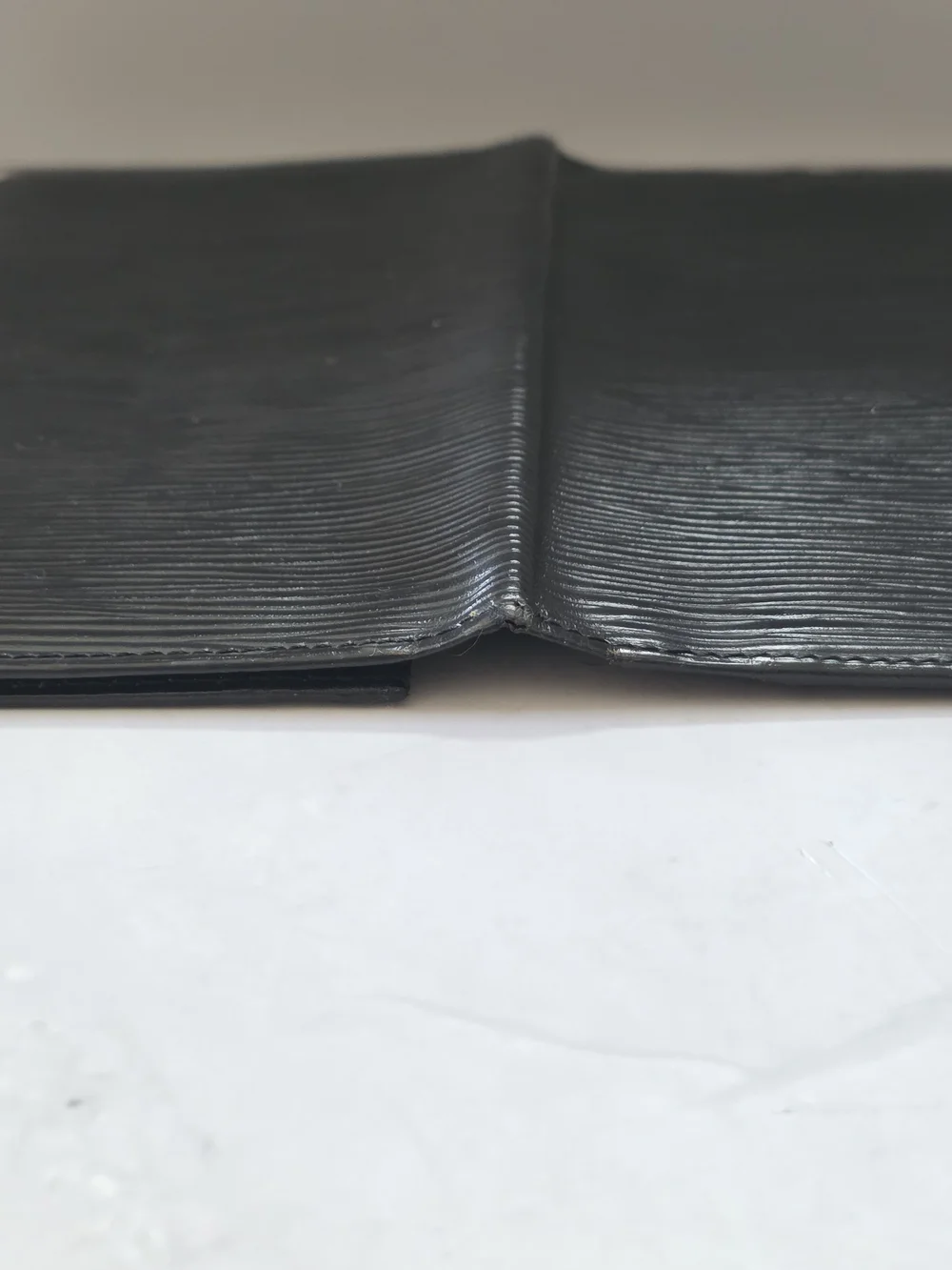 Louis Vuitton Brazza Wallet Black Epi Leather Long Bifold Organizer